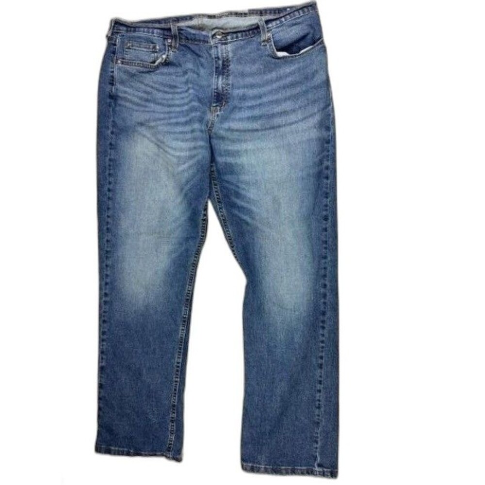 George Size 38x32 Mens Jeans Athletic Fit (Actual Inseam 31) Straight Stretch
